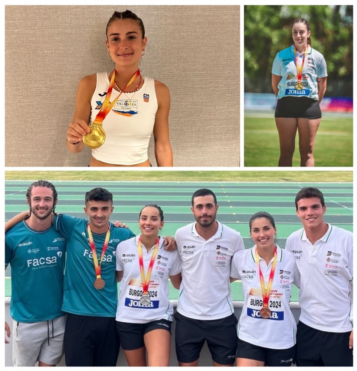 Los atletas valencianos logran 14 medallas en el Campeonato de España sub23/Els atletes valencians aconseguixen 14 medalles en el Campionat d'Espanya sub23
