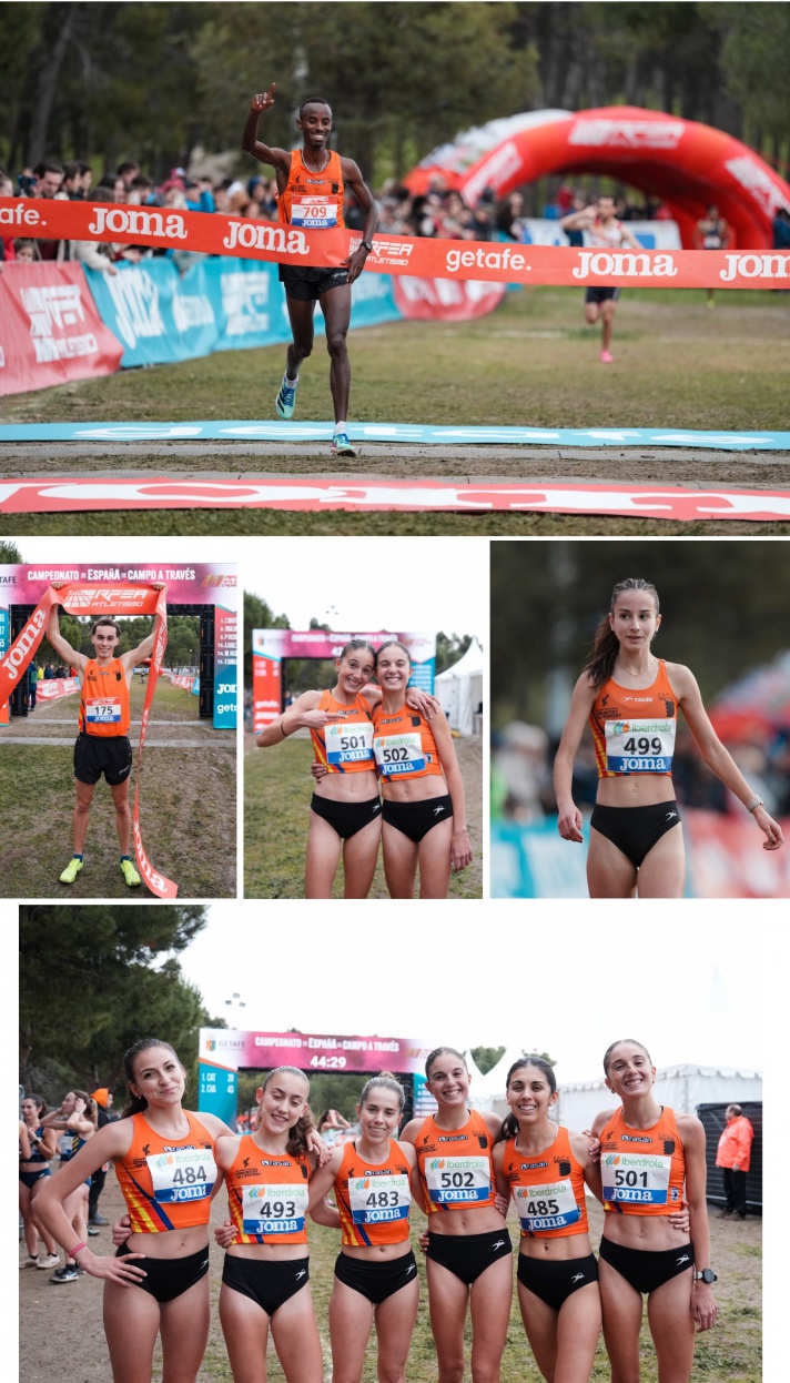 La selección valenciana, liderada por Kwizera, el número uno del cross, subcampeona de España absoluta/La selecció valenciana, liderada per Kwizera, el número u del cross, subcampiona d'Espanya absoluta